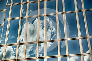 Office glass building in abstract