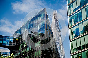 Office glass buildings