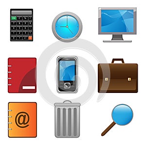 Office icon set