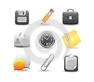 Office icon set