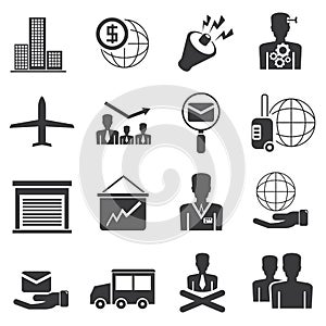 Office icons and business icons