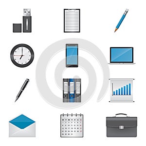 office icons collection. Vector illustration decorative design