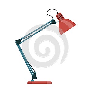 Office lamp flat icon