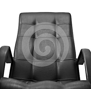 Office leather chair isolated