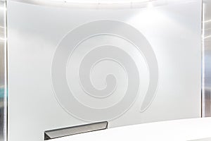 Office lobby clean and bright.