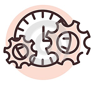 Office menagement, icon