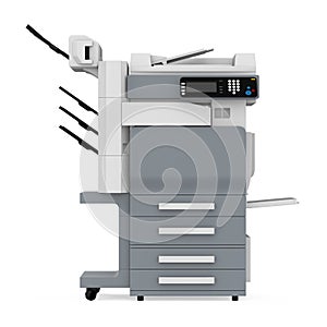 Office Multifunction Printer Isolated