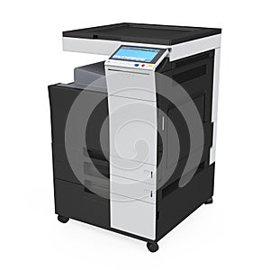 Office Multifunction Printer Isolated