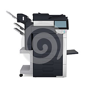 Office Multifunction Printer Isolated