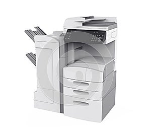 Office Multifunction Printer Isolated