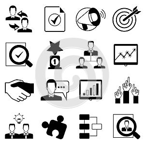 Office and organization icons