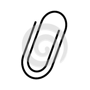 Office paper clip icon vector design