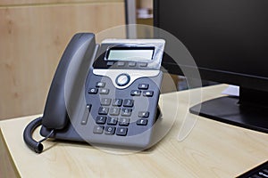 Office phone, computer, keyboard,business.