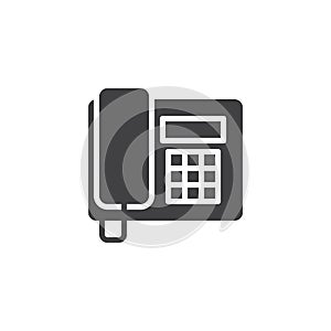 Office Phone vector icon