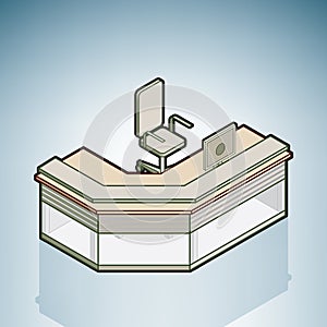 Office Reception Desk