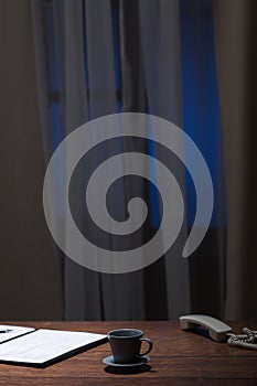 Office room at the night