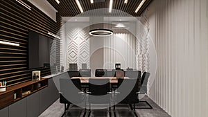 office space conference room meeting room corporate style interior design