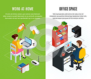 Office Space Vertical Banners