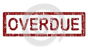 Office Stamp - OVERDUE