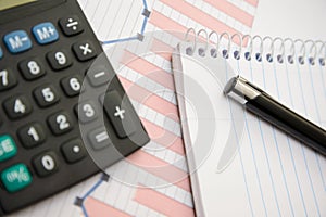 Office supplies for use in financial matters