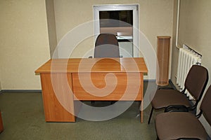 Office: table, chairs, CD and DVD stand