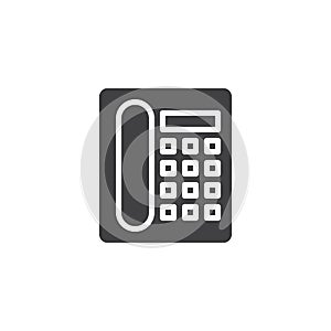 Office telephone vector icon