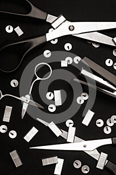 Office tool on black