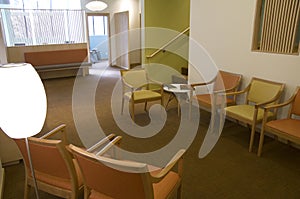 Office waiting room interiors