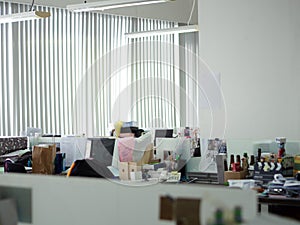 Office work place , Office clutter
