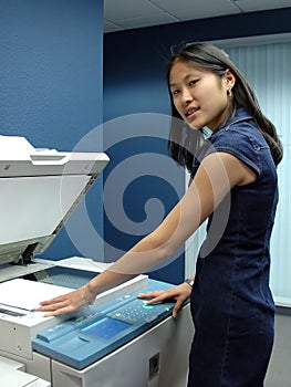 Office Worker Xerox photo