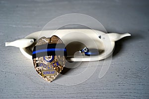 Officer Down Mourning band