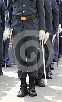 officers of the financial italian police called Guardia di Finan photo