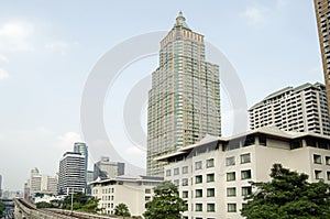 Offices and apartments, Lumpini district, Bangkok