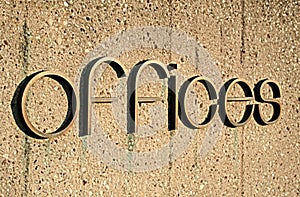 Offices Sign photo