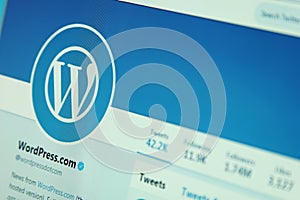 WordPress twitter account