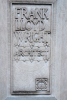 Cornerstone at the Frank Lloyd Wright Studio