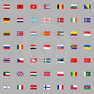 Official European Flags collection