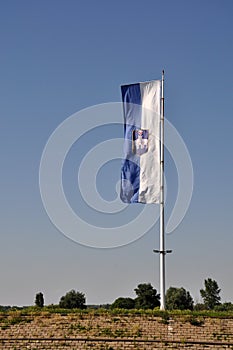 Official flag of the city of Osijek, Croatia