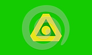 Official flag of Delta. City of Canada. Illustration