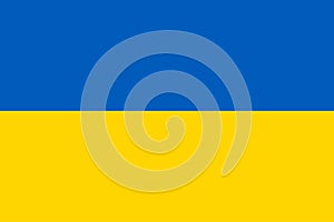 The Official flag of Ukraine