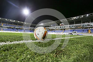 The official game ball of UEFA Europa League game between Qabala