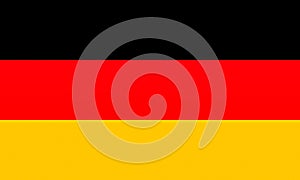 Flag of Germany, texturised photo