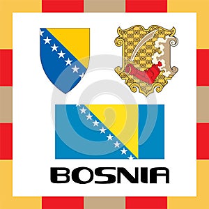 Official government ensigns of Bosnia