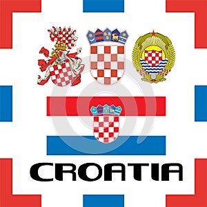 Official government ensigns of Croatia