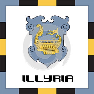 Official government ensigns of Illyria