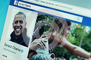 Barack Obama facebook page