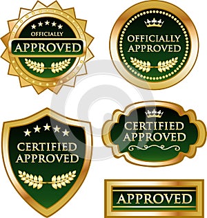 Officially Approved Gold Medal Label Collection photo