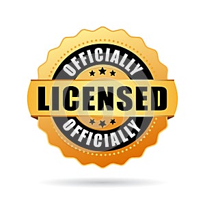 Officially licensed gold seal