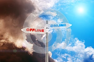 Offline vs online