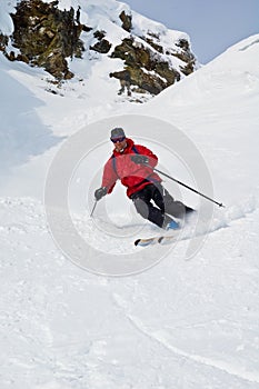 Offpist skiing